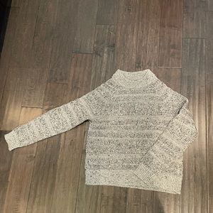 Gray Seen Worn Kept Mock Neck Sweater Size Medium